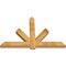 Ekena Millwork Kennewick Rough Sawn Timber Gable Bracket, Western Red Cedar, 72"W x 48"H x 4"D x 6"F, 16/12 Pitch GBW072X48X0406KEN00RWR - alternate 4